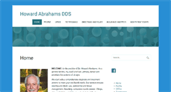 Desktop Screenshot of howardabrahamsdds.com
